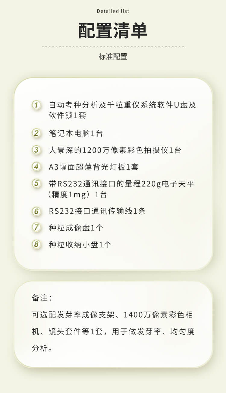 智能考種分析系統